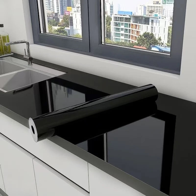 Marble Kitchen Oil-Proof Waterproof Moisture-Proof Self-Adhesive Vinyl Wrap