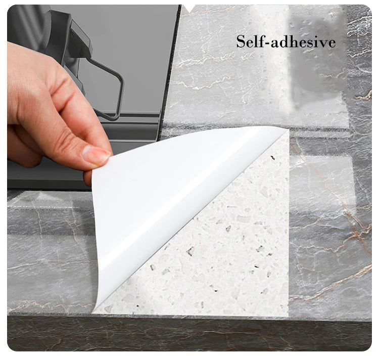 Marble Kitchen Oil-Proof Waterproof Moisture-Proof Self-Adhesive Vinyl Wrap
