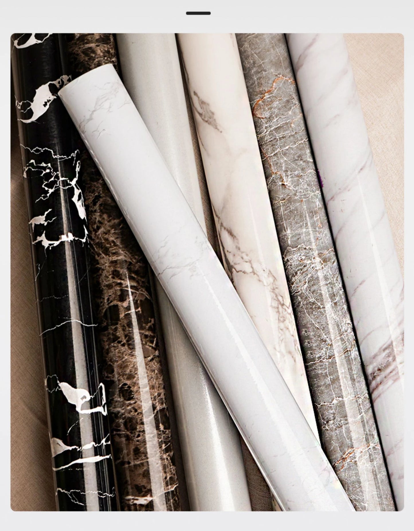 Marble Kitchen Oil-Proof Waterproof Moisture-Proof Self-Adhesive Vinyl Wrap