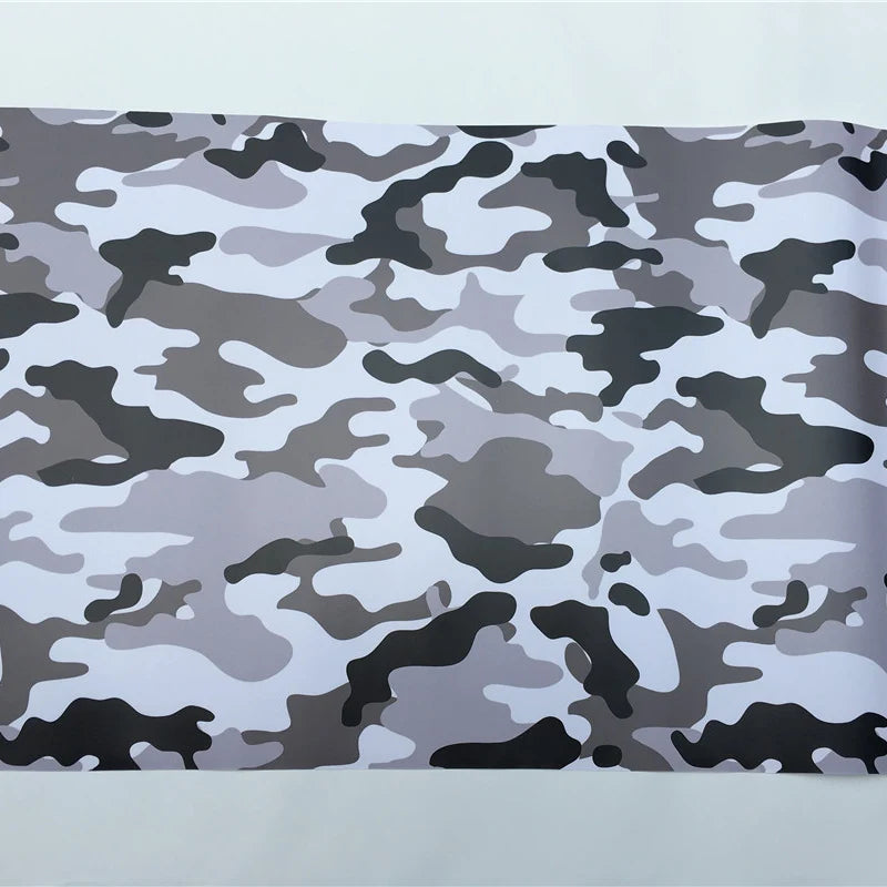 Waterproof Camo Vinyl Wrap Car Modification Motorcycle Decal Mirror Phone Laptop DIY