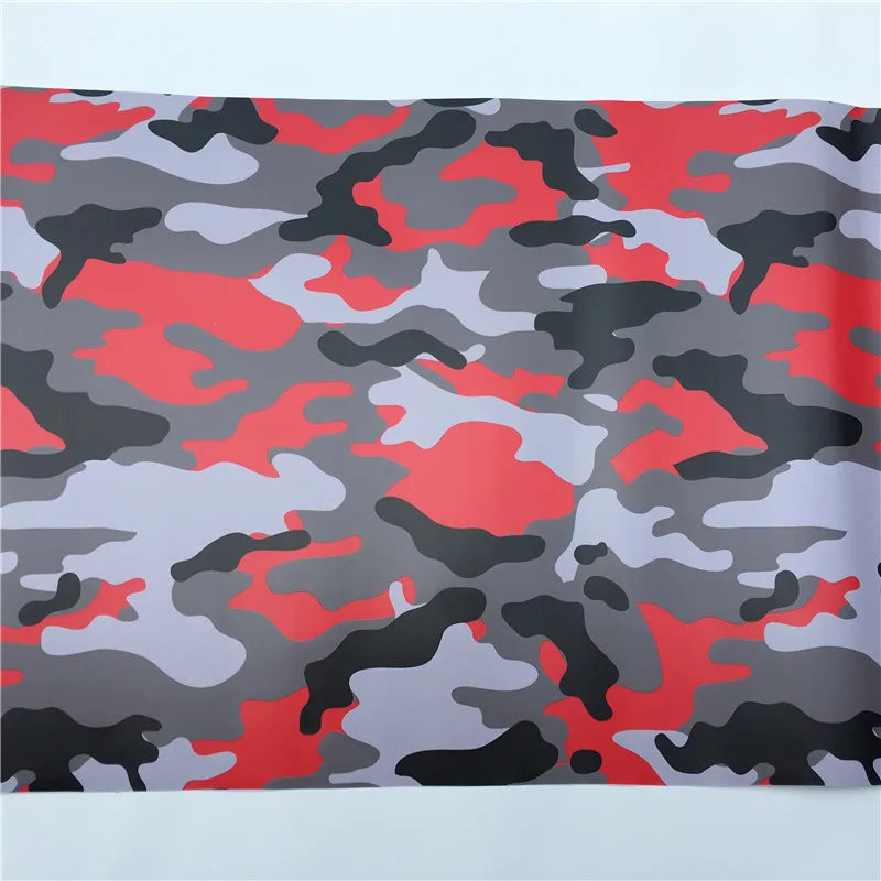 Waterproof Camo Vinyl Wrap Car Modification Motorcycle Decal Mirror Phone Laptop DIY