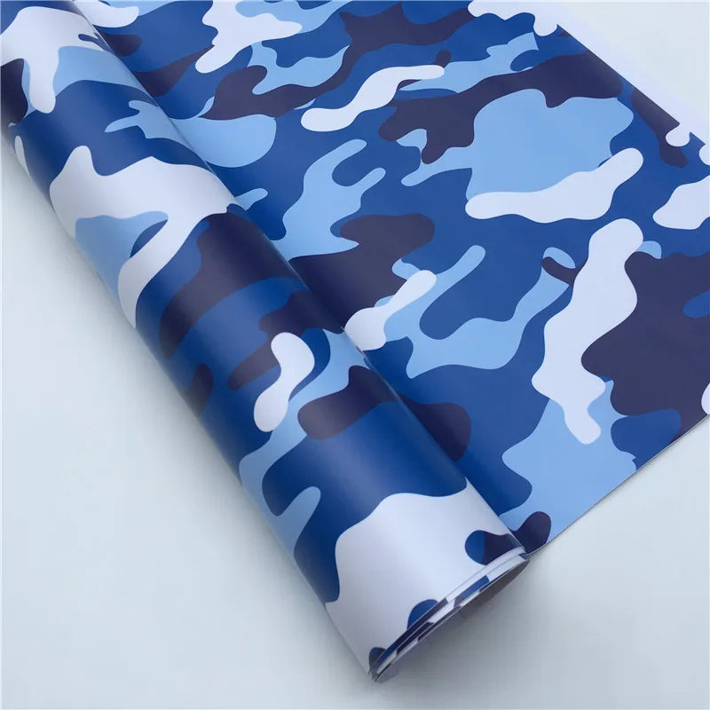 Waterproof Camo Vinyl Wrap Car Modification Motorcycle Decal Mirror Phone Laptop DIY