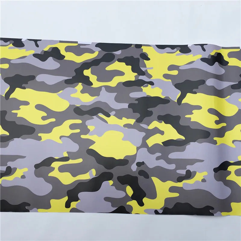 Waterproof Camo Vinyl Wrap Car Modification Motorcycle Decal Mirror Phone Laptop DIY